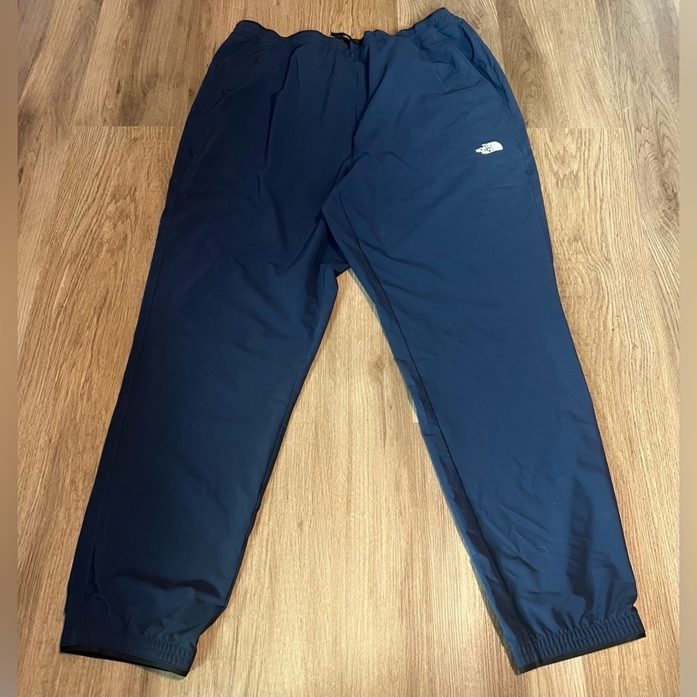 Men's The North Face Dark Blue Casual Joggers With Elastic Waistband